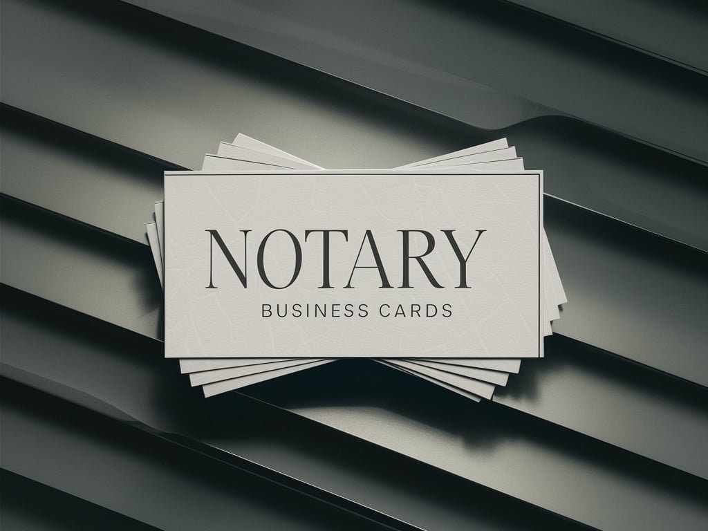 notary business card