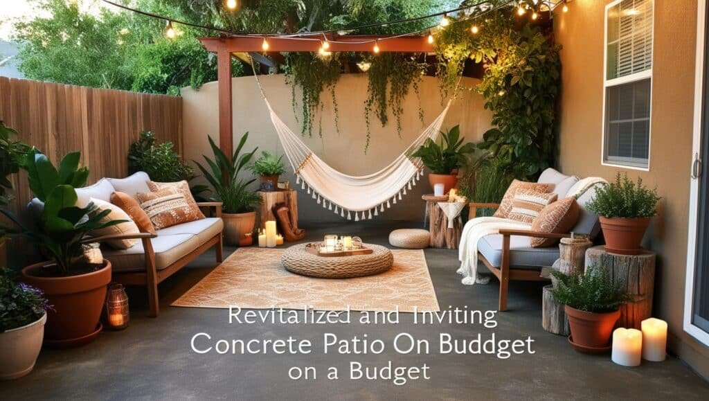 Concrete Patio Ideas on a Budget: Affordable Outdoor Makeover